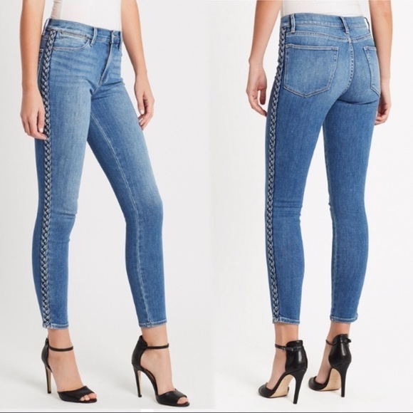 Frame Braided Le High Skinny Jean - Picture 1 of 10